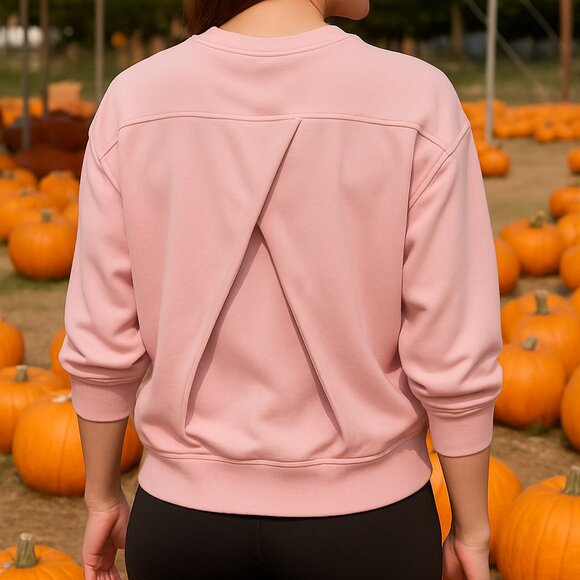 Halara Pink Crewneck Sweatshirt - Picture 1 of 10